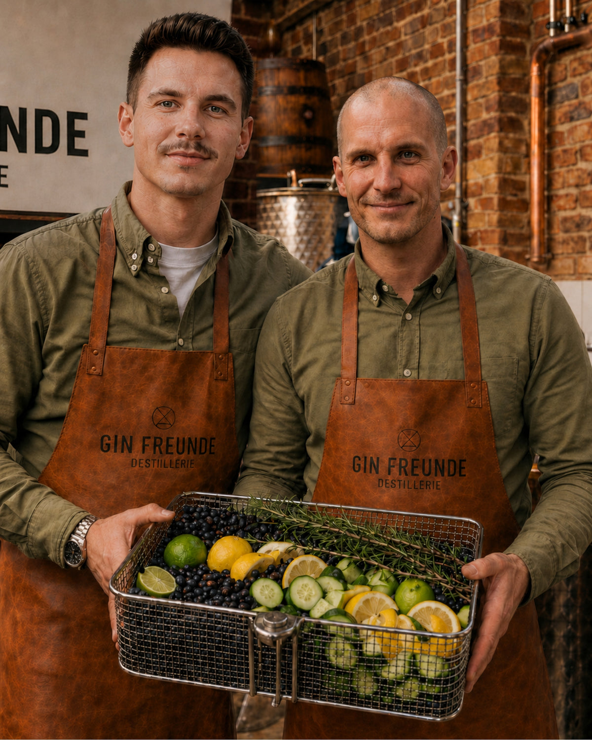 Zwei Brüder. Eine gemeinsame Idee: Gin, der überzeugt.