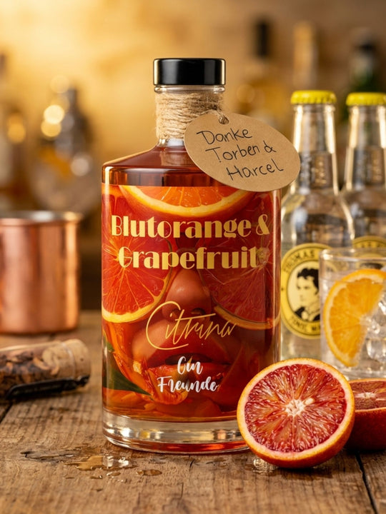 Grapefruit-Blutorange Gin - GinFreunde - Citrina