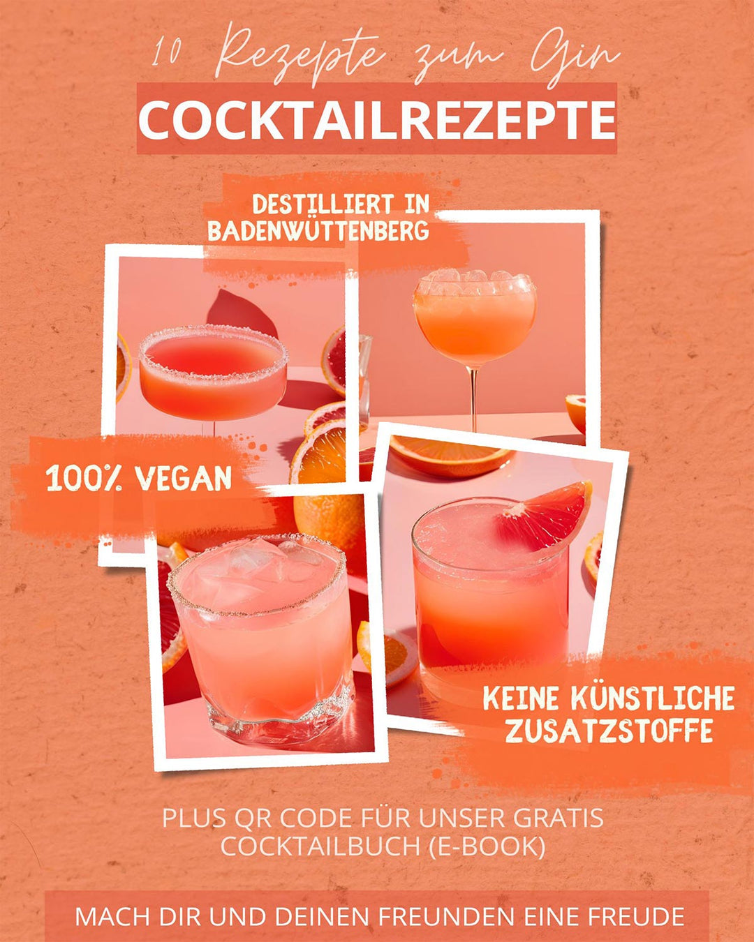 Grapefruit-Blutorange Gin - GinFreunde - Citrina Gin Freunde