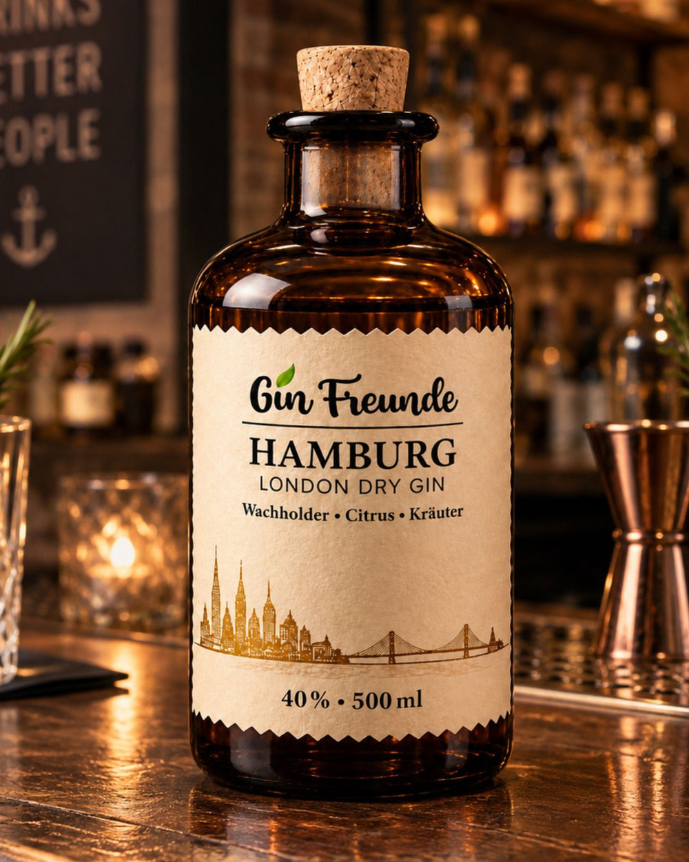 Hamburg Gin Classic 40% - Premium Gin