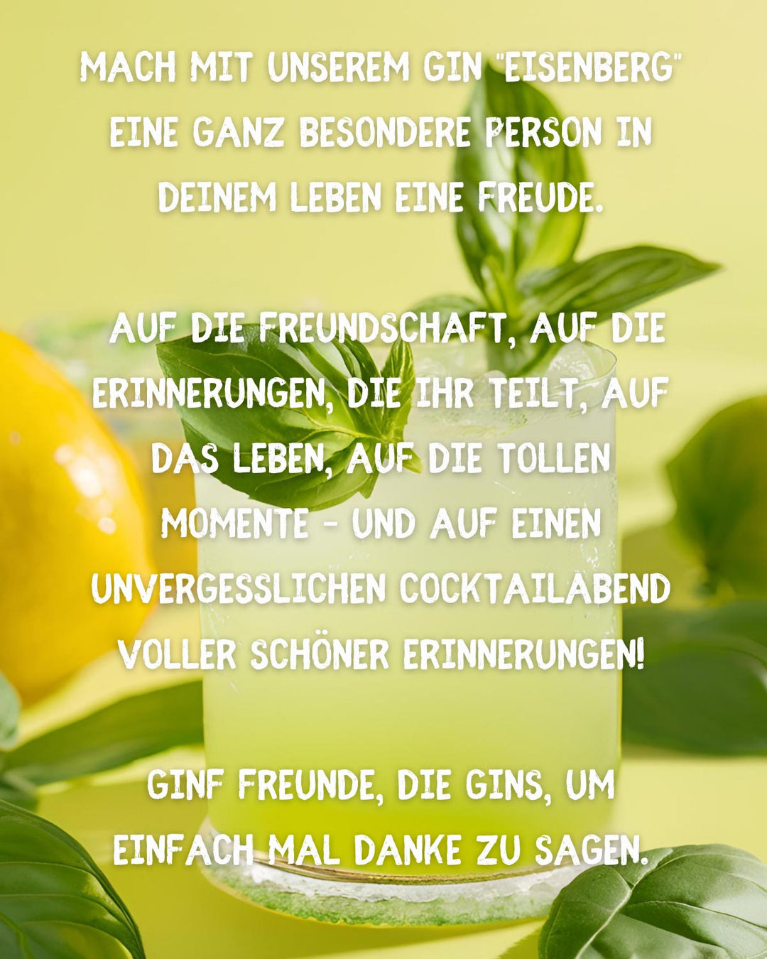 Premium Gin - GinFreunde - Mythos Gin Freunde