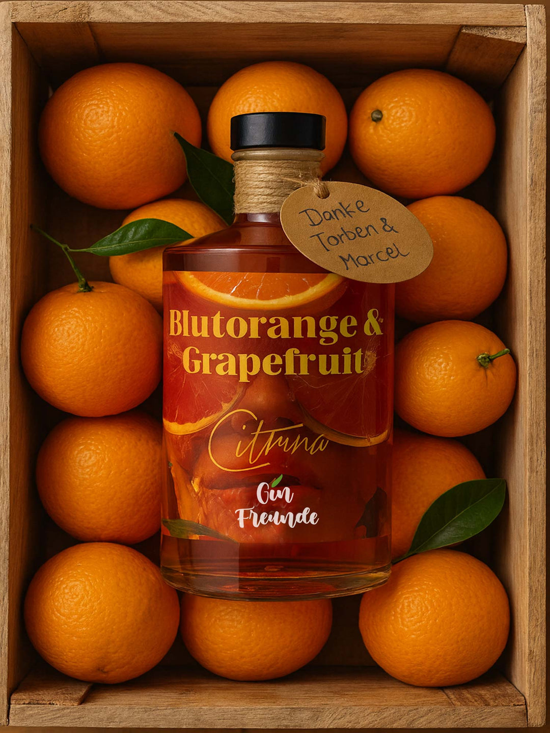 Grapefruit-Blutorange Gin - GinFreunde - Citrina Gin Freunde
